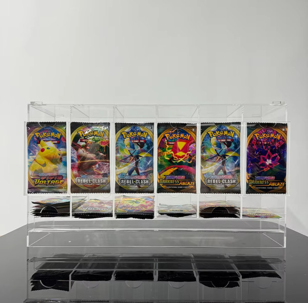 The Ultimate Collector's Choice: Why a 6-Slot Acrylic Booster pack Dispenser Will Revolutionize Your TCG Display