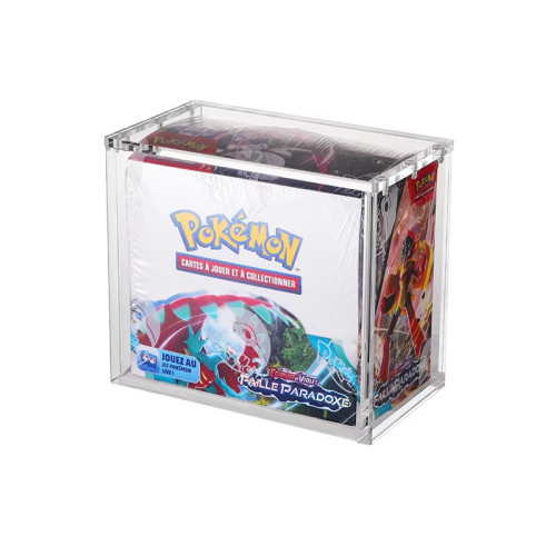 Acrylic Display Case For Pokemon  booster pack box（English）