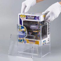 Acrylic Display Case for 4-Inch Funko Pop Figures | Clear Dustproof Protective Box for Collectors