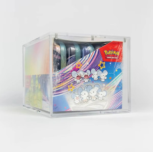 Acrylic Display Case For Pokémon Mini Tin (8tins and 10tins)Display Case