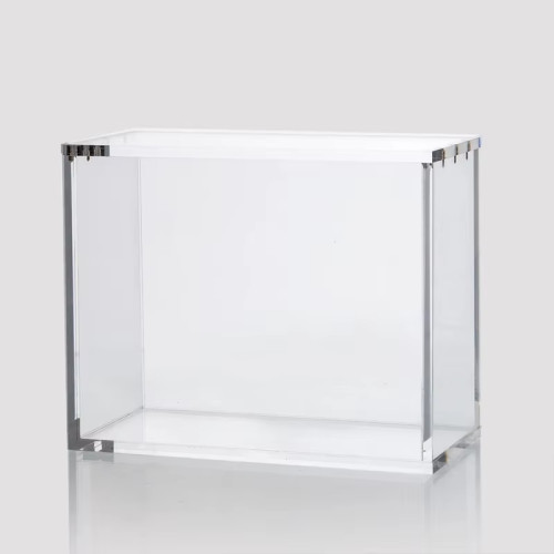 Acrylic Display Case For One Piece 04-07 Booster Box (white Bottom)
