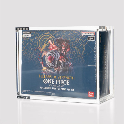 Acrylic Display Case for One Piece TCG Booster Box - TCG Shop Supplies
