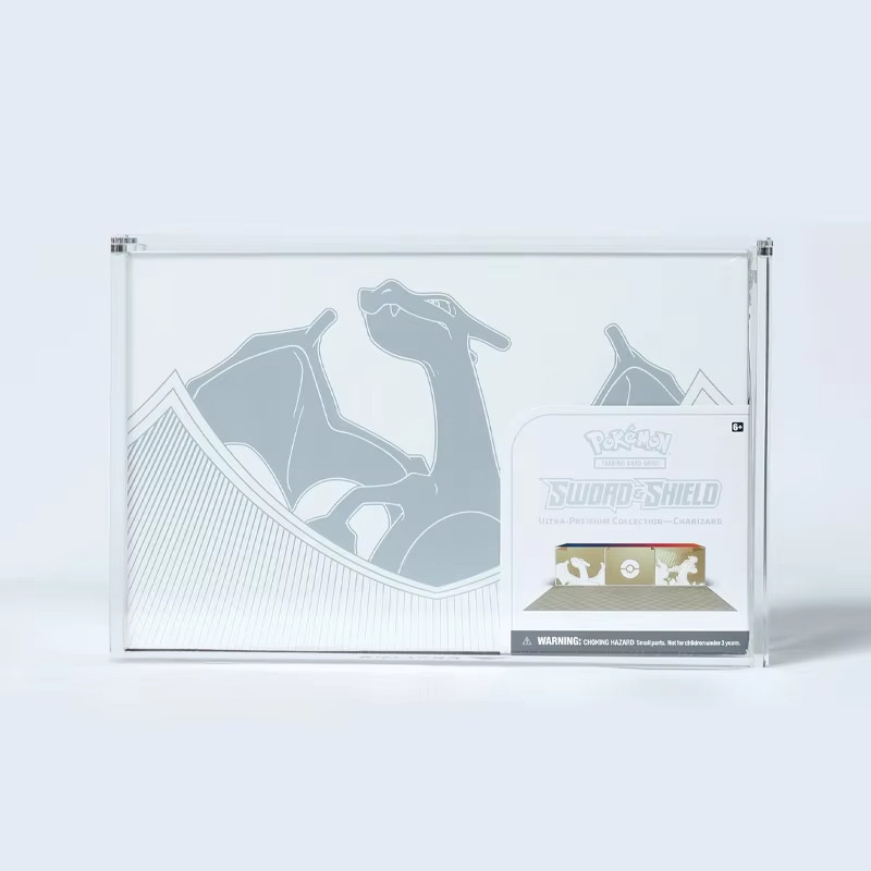 Premium Acrylic Display Case for Charizard UPC – Ultimate Pokémon Protection & Display Solution