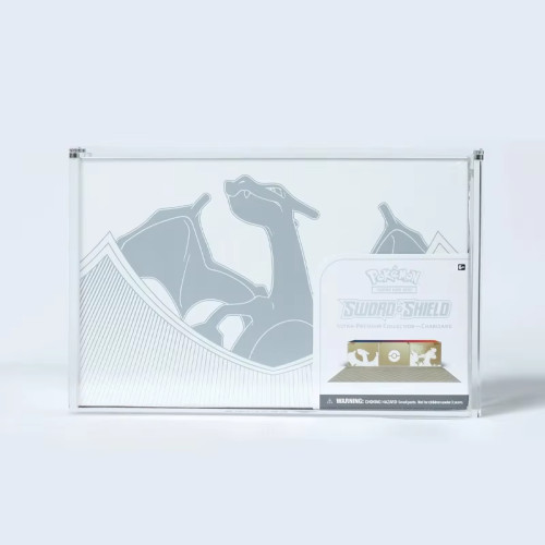 Acrylic Display Case For Pokémon Ultra Premium Collection Box (Charizard)