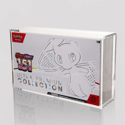 Pokémon 151 UPC Display Case Supplier | TCG Acrylic Box for Retail