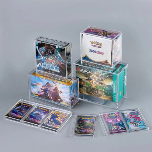 ScrewDonw  Acrylic Display Case For Tcg Booster Packs (3 Slots)