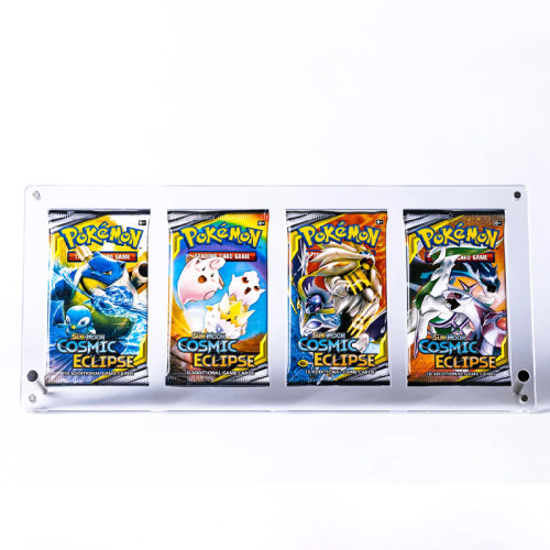 ScrewDonw  Acrylic Display Case For Booster Pack Artset (4-slot)