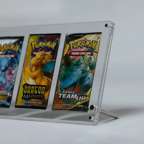 ScrewDonw  Acrylic Display Case For Booster Pack Artset (4-slot)