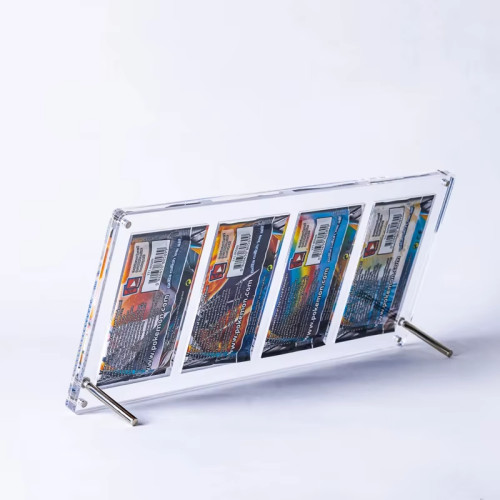 ScrewDonw  Acrylic Display Case For Booster Pack Artset (4-slot)
