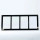 ScrewDonw Acrylic Display Case For Graded Card 4-slot