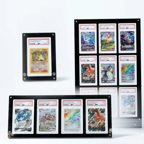 ScrewDonw  Acrylic Display Case For Graded Card 4-slot