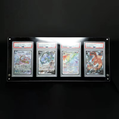 ScrewDonw  Acrylic Display Case For Graded Card 4-slot