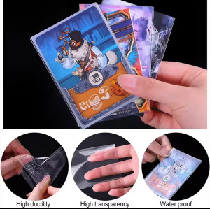 Custom Sports One Piece Penny Dragon Shield Perfect  Clear Matte Pokemon Game Yugioh Trading Card Sleeves