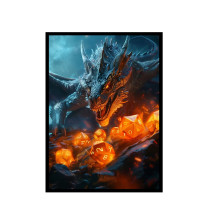 Yugioh TCG Board Game Art Printed Holographic Yugioh TCG Custom PP Trading Art Card Sleeve