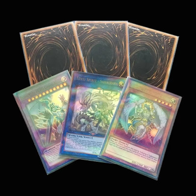 Holographic Card Sleeves for Retail - Transparent, Laser & Rainbow Effects