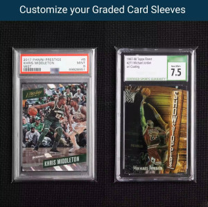 Perfect Fit Size Resealable Card Protector YuGiOh CSG HGA Team Bags SGC Tcg Pokemon Graded Card Slab Sleeves