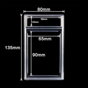 35PT Ultrasonic Sealing Grading Card Slab Tcg Standard Card Holder Sport Protector Case Pokemon Trading Grade Card Slab