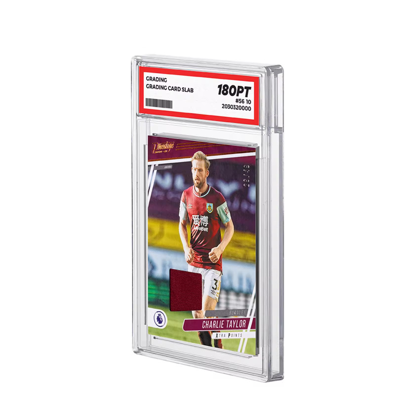 180PT Graded Collection Stamp Card Ultrasonic Sealed Postage Stamp Display Slab Display Slab Stamp Collectible clear Slab