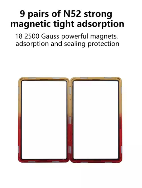 Gradient Color Aluminum Magnetic Case for Graded Card Protection Grading Card Slab Slabmags