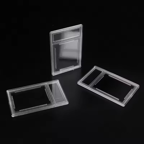 44*33mm Graded Stamp Card Holder Postage Stamp Display Slab Custom Acrylic Stamp Collecting Mini Card Grade Slab