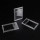 44*33mm Graded Stamp Card Holder Postage Stamp Display Slab Custom Acrylic Stamp Collecting Mini Card Grade Slab