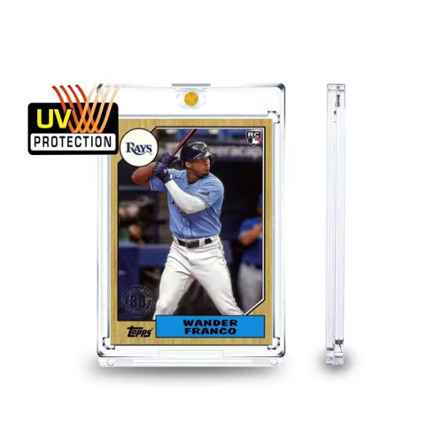 100% Uv Protection Baseball Card Case Tcg Trading Sports Pokemon 35pt One Touch Magnetic Card Holders
