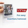 High Quality Clear Semi Rigid Card Holder for Graded Card Submission Trading Basketball Sports Protector Card Sleeve Saver