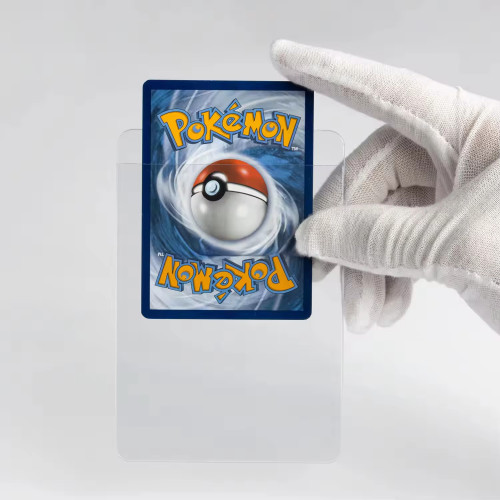 High Quality Clear Semi Rigid Card Holder for Graded Card Submission Trading Basketball Sports Protector Card Sleeve Saver
