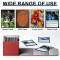 Custom PU Leather Strong Magnet Card Storage Case Fits 100+ Single Sleeved Cards Yugioh Trading Tcg Card Deck Box