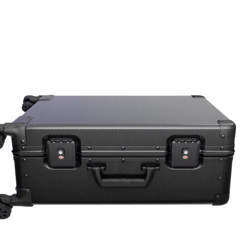Graded Card Storage Box, 105+ 4 Row Sports Card Case with Portable Handle, Password Lock, No Flake EVA+ Foam, for FGS BGS & SGC