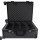 Graded Card Storage Box, 105+ 4 Row Sports Card Case with Portable Handle, Password Lock, No Flake EVA+ Foam, for FGS BGS & SGC