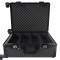 Graded Card Storage Box, 105+ 4 Row Sports Card Case with Portable Handle, Password Lock, No Flake EVA+ Foam, for FGS BGS & SGC