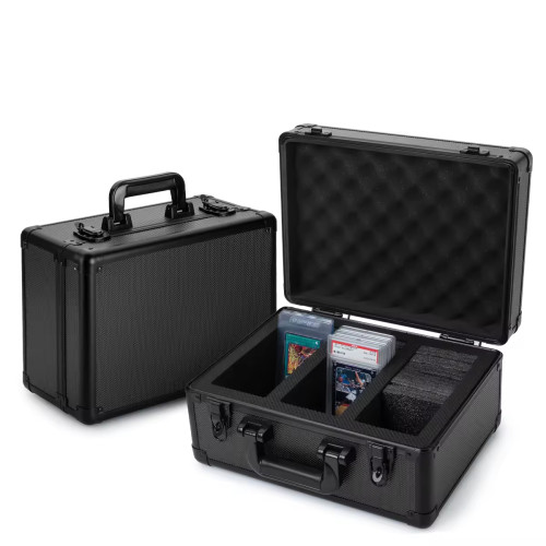 Magnetic Card Holder Toploader Aluminum Frame Case Pokemon Tcg Graded Slab Trading Card Storage Box