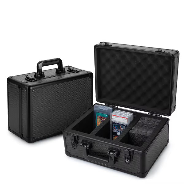 Magnetic Card Holder Toploader Aluminum Frame Case Pokemon Tcg Graded Slab Trading Card Storage Box