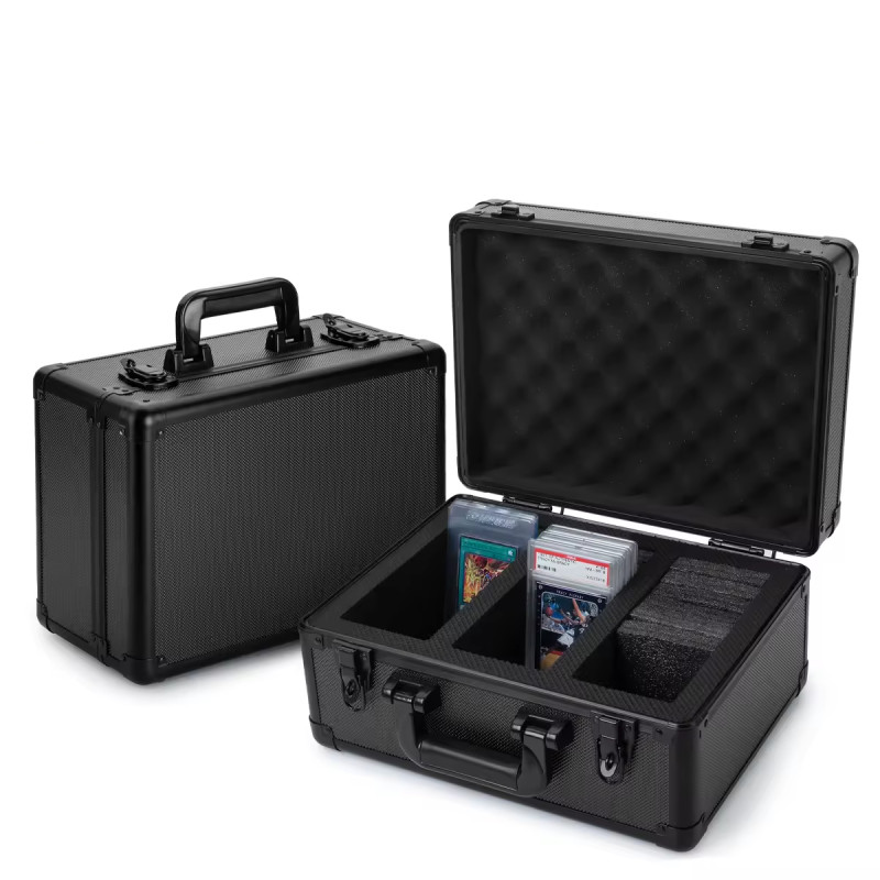 Magnetic Card Holder Toploader Aluminum Frame Case Pokemon Tcg Graded Slab Trading Card Storage Box