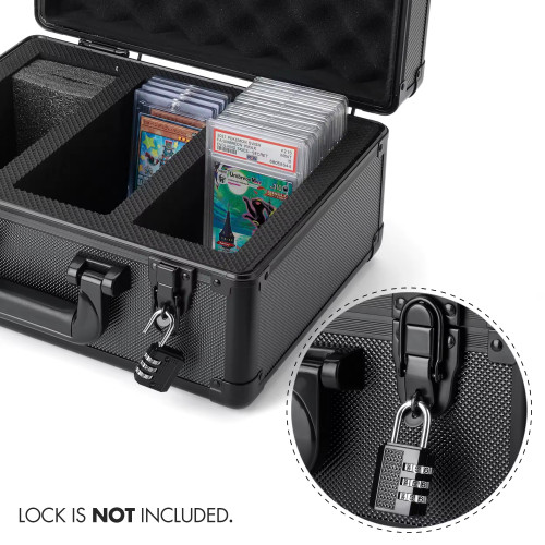 Magnetic Card Holder Toploader Aluminum Frame Case Pokemon Tcg Graded Slab Trading Card Storage Box
