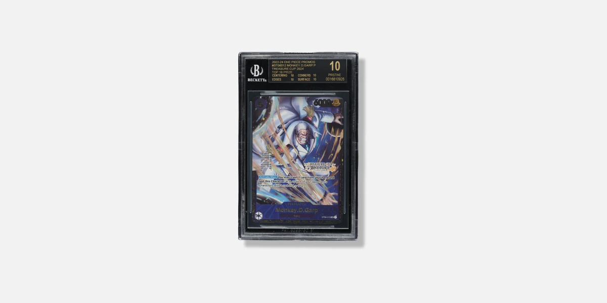 Sabo Promo card in a Guard TCG sleeve