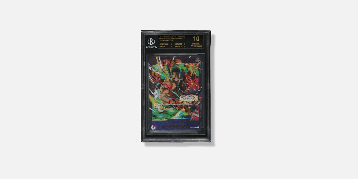 Rebecca Championship card in a Guard TCG sleeve