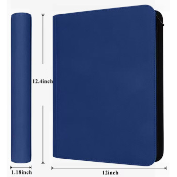 12 Pocket 480 Pockets Card Album Side Loading Card Binder Fit for YuGiOh TCG Game Sports Trading Card Binder
