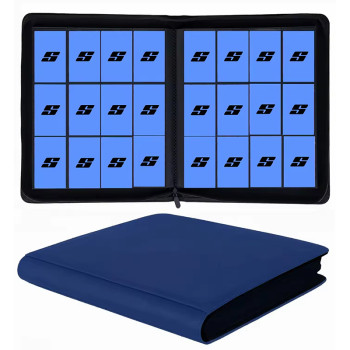 12 Pocket 480 Pockets Card Album Side Loading Card Binder Fit for YuGiOh TCG Game Sports Trading Card Binder 12 Pocket 480 Pockets Card Album Side Loading Card Binder Fit for YuGiOh TCG Game Sports Trading Card Binder