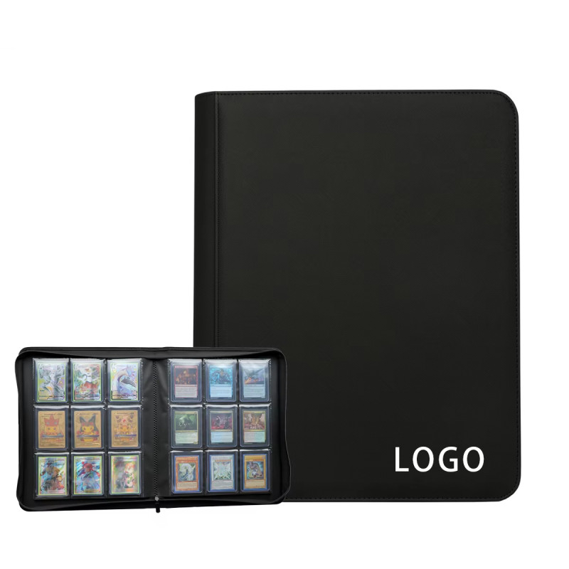 9 Pockets PU Leather Photo Albums Yu-Gi-Oh Top Loader Binder Premium Pokémon Trading Toploader Card Binder