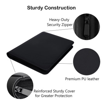 9 Pockets PU Leather Photo Albums Yu-Gi-Oh Top Loader Binder Premium Pokémon Trading Toploader Card Binder