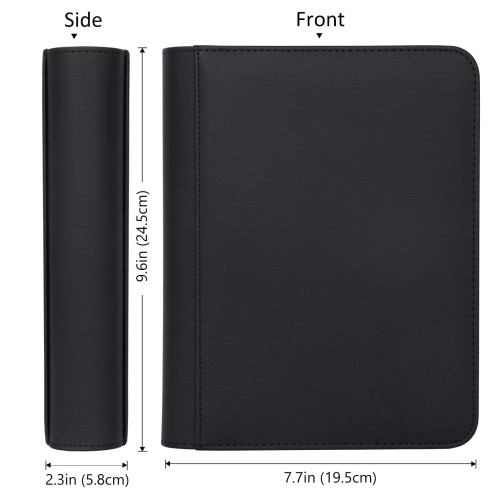 Pokemon Jumbo Card Binder Single Pocket PU Leather Photo Album for Trading Cards for Baseball Game & Jumbo Cards Collection