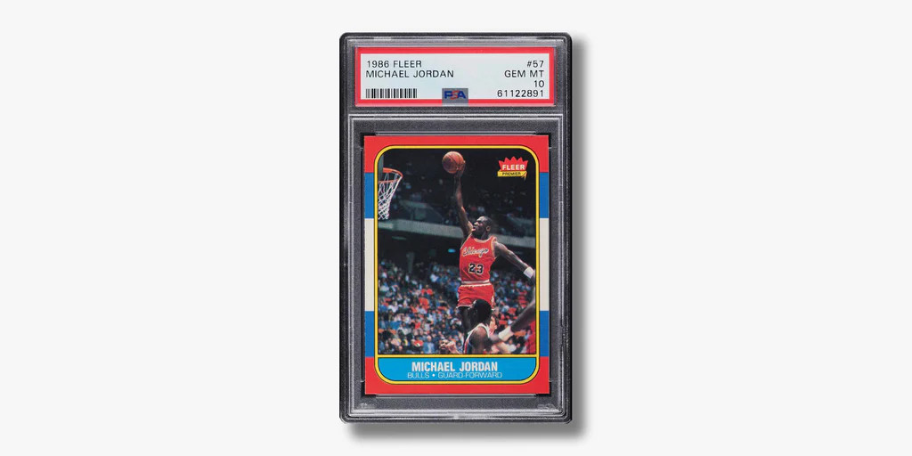 Kobe Bryant 1996 Topps card in a Guard TCG storage case