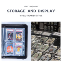 Graded Card Binder Holds 40 Slabs Premium Trading Card Binder for 4-Pocket Graded Card Binder