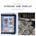 Graded Card Binder Holds 60 Slabs Premium Trading Card Binder for 6-Pocket Graded Card Binder