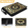 Embossed Leather 9-Pocket Trading Card Binder - Premium Zipper Album for TCG, Sports Cards