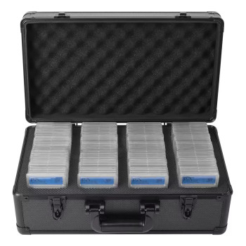 4 Slot Graded Card Case Sports Trading Card Holder with 120+ BGS FGS Plastic Slab Card Storage Box 4 Slot Graded Card Case Sports Trading Card Holder with 120+ BGS FGS Plastic Slab Card Storage Box