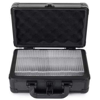 1-Slot Graded Baseball & for Pokemon Sports Trading Card Storage Box Plastic Slab Case with Button Closure 1-Slot Graded Baseball & for Pokemon Sports Trading Card Storage Box Plastic Slab Case with Button Closure