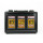3 slot card storage case with display  for BGS SGC Graded Slab